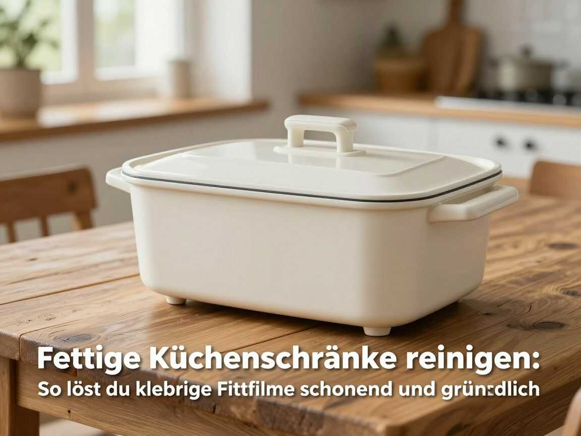 Fettige Küchenschränke reinigen: So löst du klebrige Fettfilme schonend und gründlich