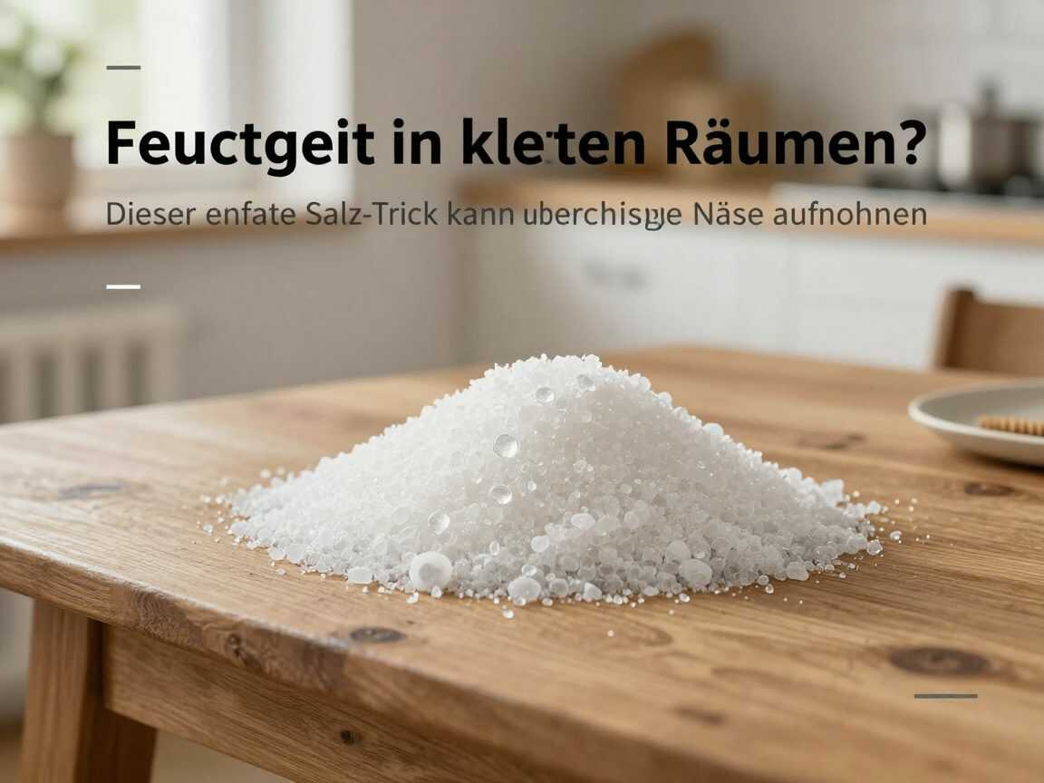 Feuchtigkeit in kleinen Räumen? Dieser einfache Salz-Trick kann überschüssige Nässe aufnehmen – so wendest du ihn richtig an