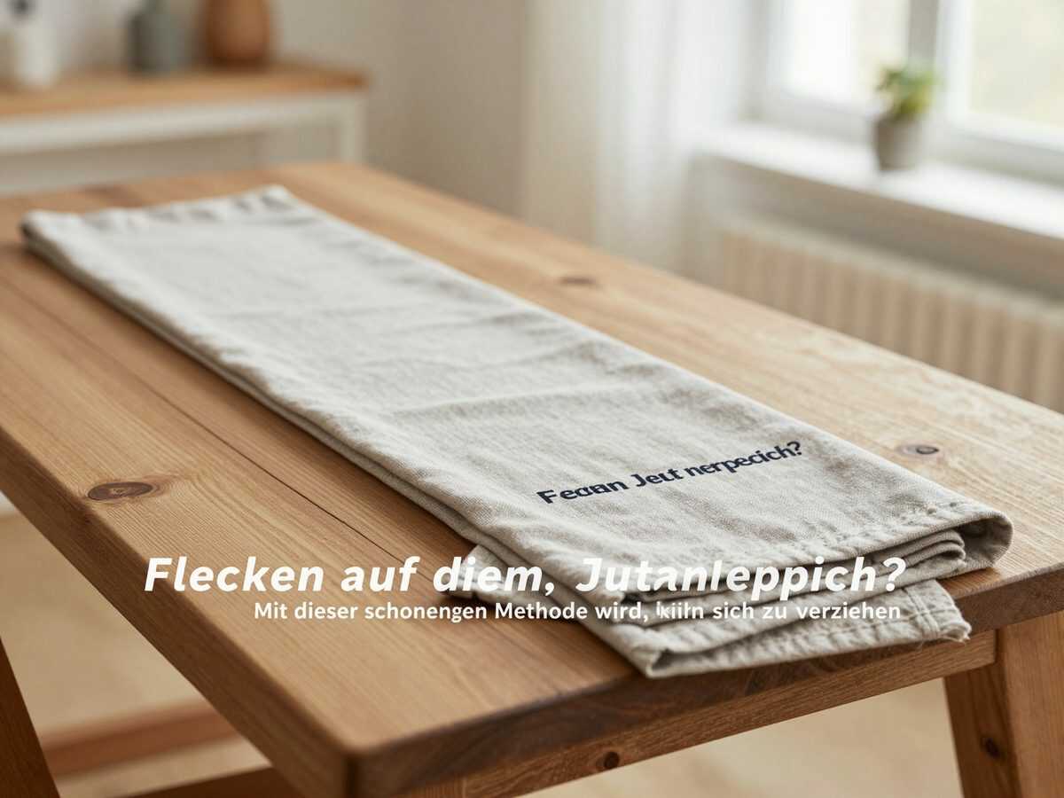 Flecken auf dem Juteteppich? Mit dieser schonenden Methode wird er sauber, ohne sich zu verziehen