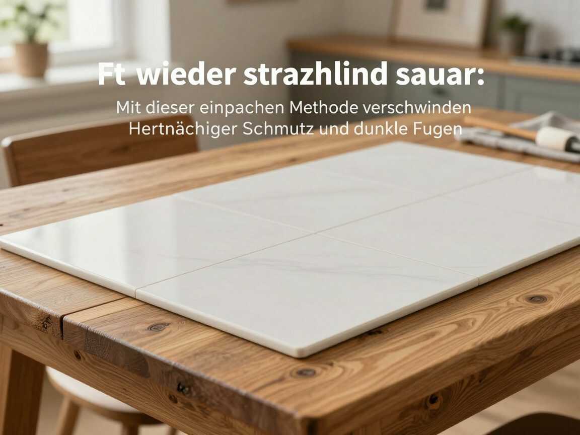 Fliesen wieder strahlend sauber: Mit dieser einfachen Methode verschwinden hartnäckiger Schmutz und dunkle Fugen