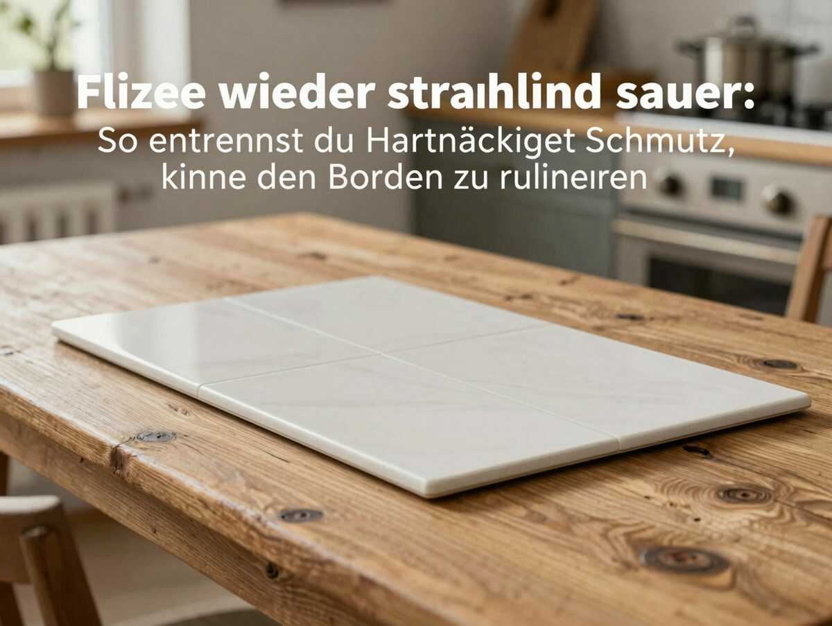 Fliesen wieder strahlend sauber: So entfernst du hartnäckigen Schmutz, ohne den Boden zu ruinieren