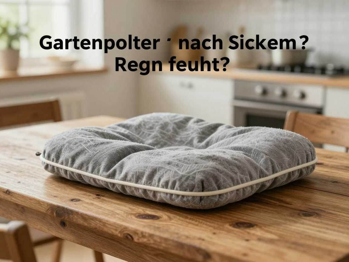 Gartenpolster nach dem Regen feucht? So verhinderst du Stockflecken und muffigen Geruch
