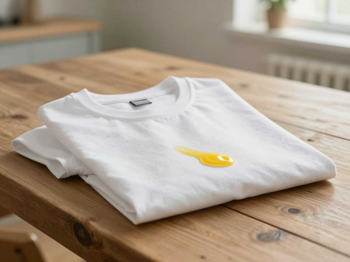 Gelbe Deo-Flecken aus weißen T-Shirts entfernen: So wird der Achselbereich wieder sauber