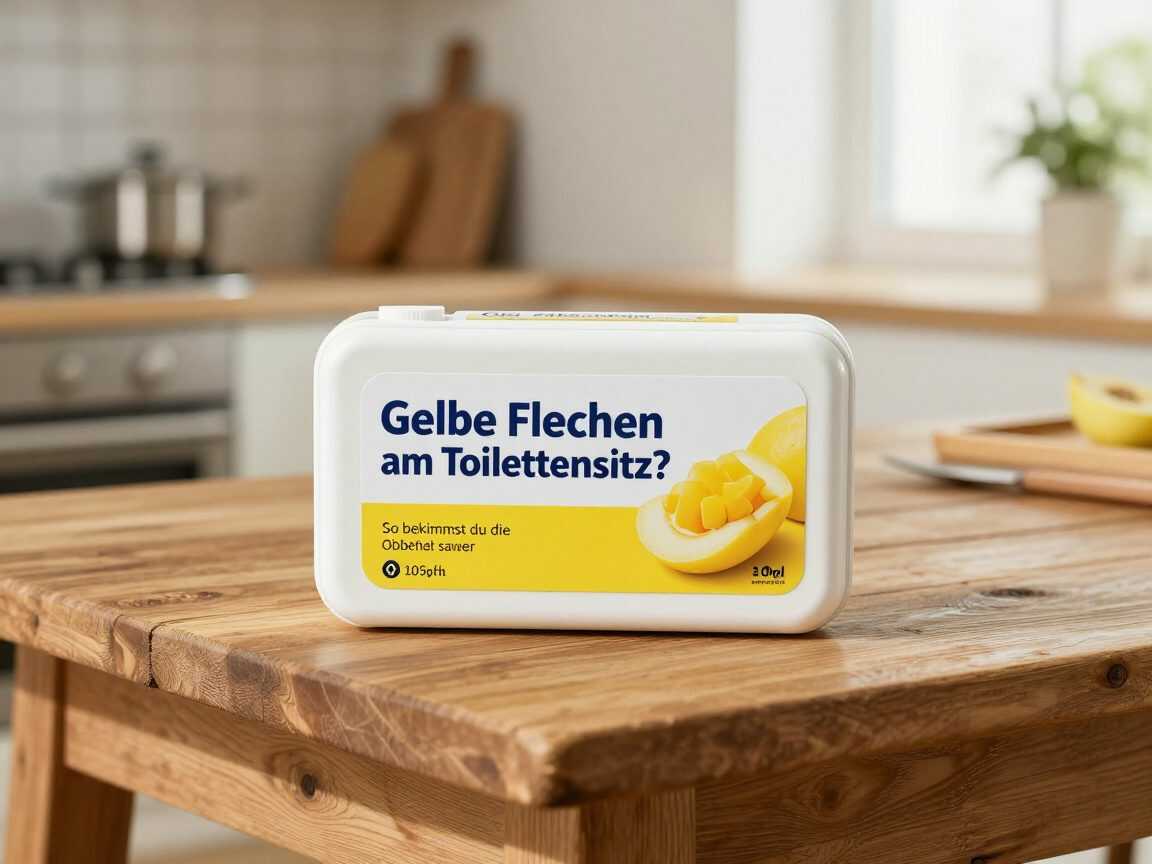 Gelbe Flecken am Toilettensitz? So bekommst du die Oberfläche schonend wieder sauber