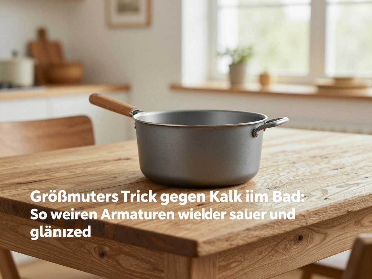Großmutters Trick gegen Kalk im Bad: So werden Armaturen wieder sauber und glänzend