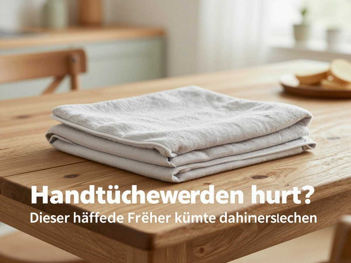 Handtücher werden hart? Dieser häufige Fehler könnte dahinterstecken