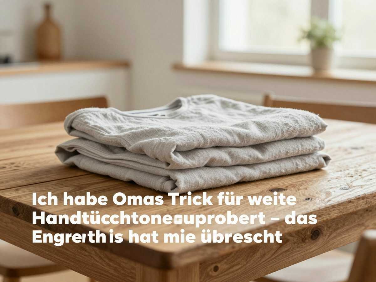 Ich habe Omas Trick für weiche Handtücher ausprobiert – das Ergebnis hat mich überrascht