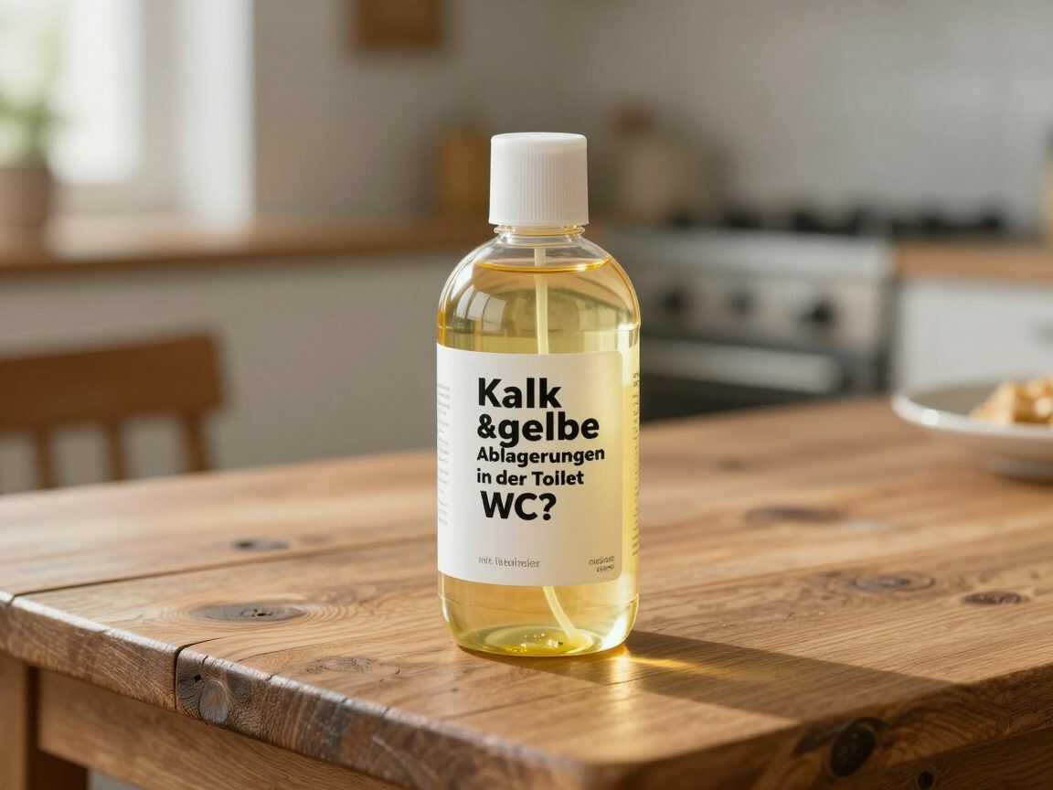 Kalk und gelbe Ablagerungen in der Toilette? So reinigst du das WC mit Essig richtig und sicher