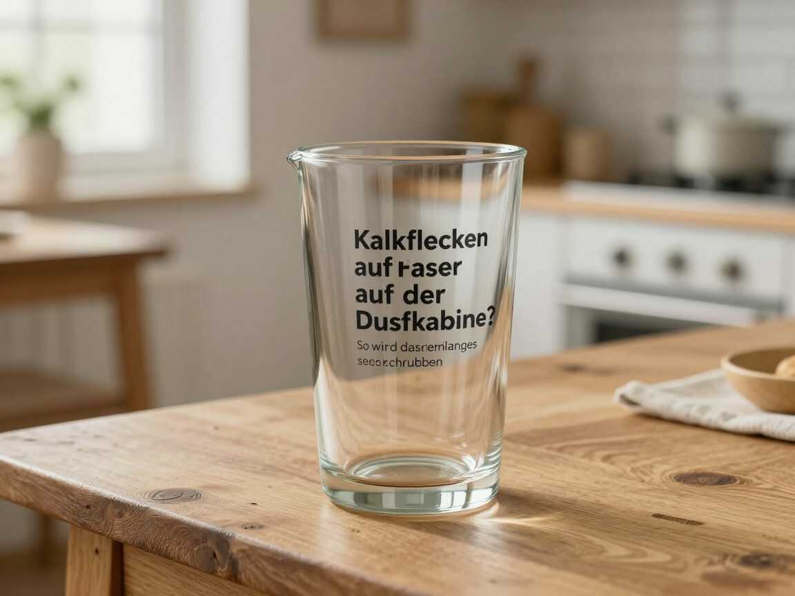 Kalkflecken auf der Duschkabine? So wird das Glas wieder klar – ohne stundenlanges Schrubben