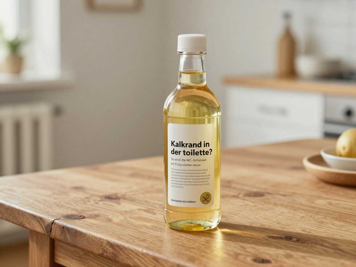 Kalkrand in der Toilette? So wird die WC-Schüssel mit Essig wieder sauber – ohne aggressives Schrubben