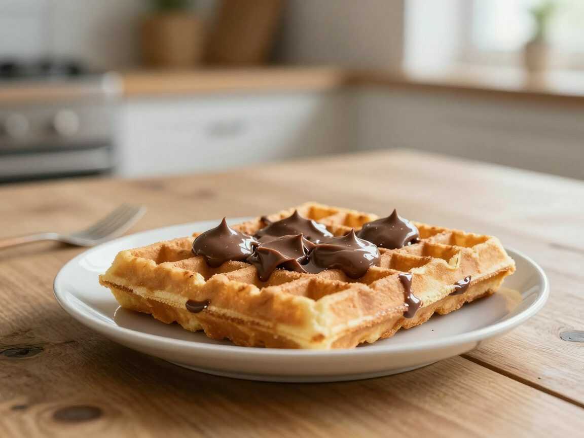 Knusprige Waffelröllchen mit Schoko-Haselnuss-Creme – einfach selbst gemacht