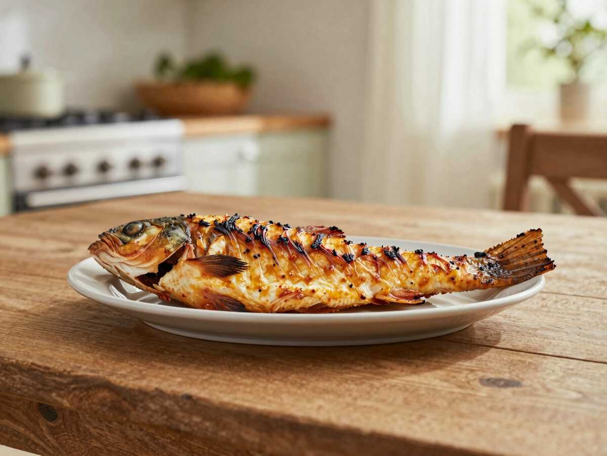 Knuspriger Backfisch mit Zwiebelringen – außen goldbraun, innen herrlich saftig!