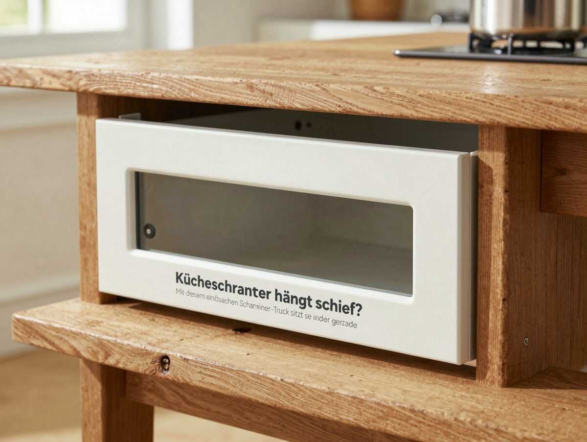 Küchenschranktür hängt schief? Mit diesem einfachen Scharnier-Trick sitzt sie wieder gerade