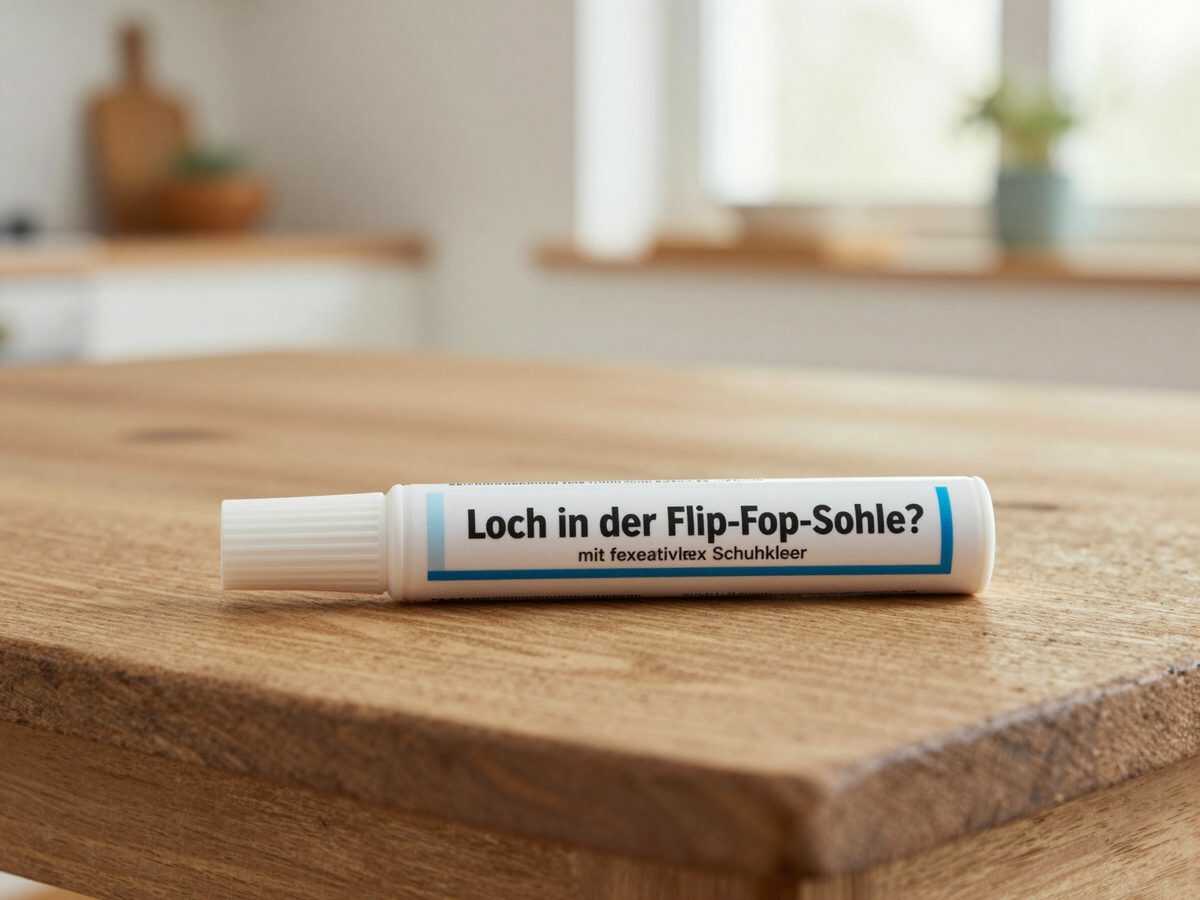 Loch in der Flip-Flop-Sohle? So gelingt eine haltbare Reparatur mit flexiblem Schuhkleber