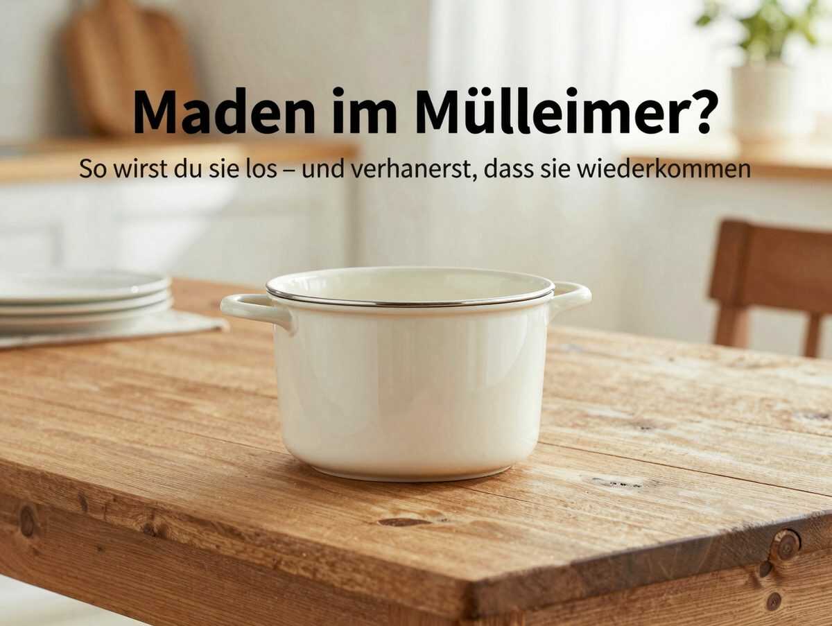 Maden im Mülleimer? So wirst du sie los – und verhinderst, dass sie wiederkommen