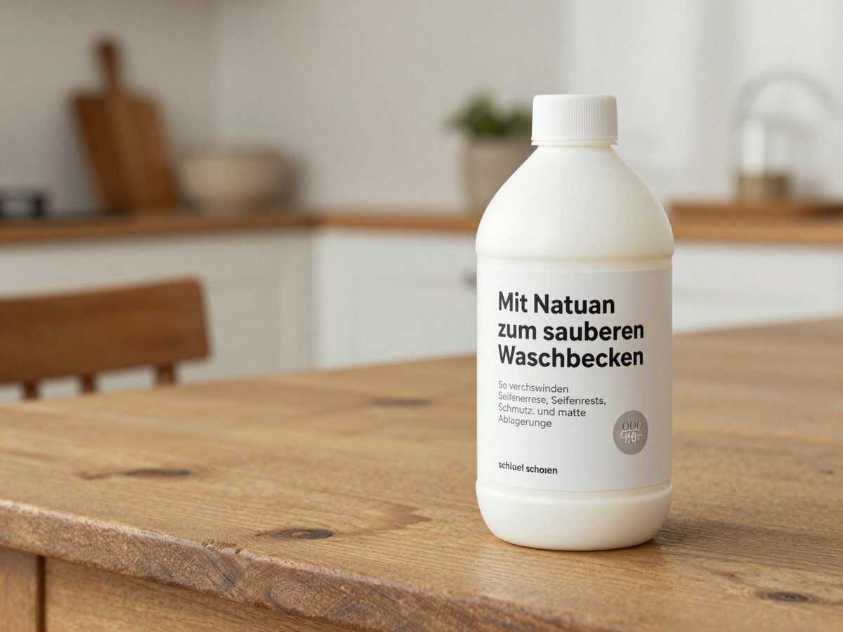 Mit Natron zum sauberen Waschbecken: So verschwinden Seifenreste, Schmutz und matte Ablagerungen schonend