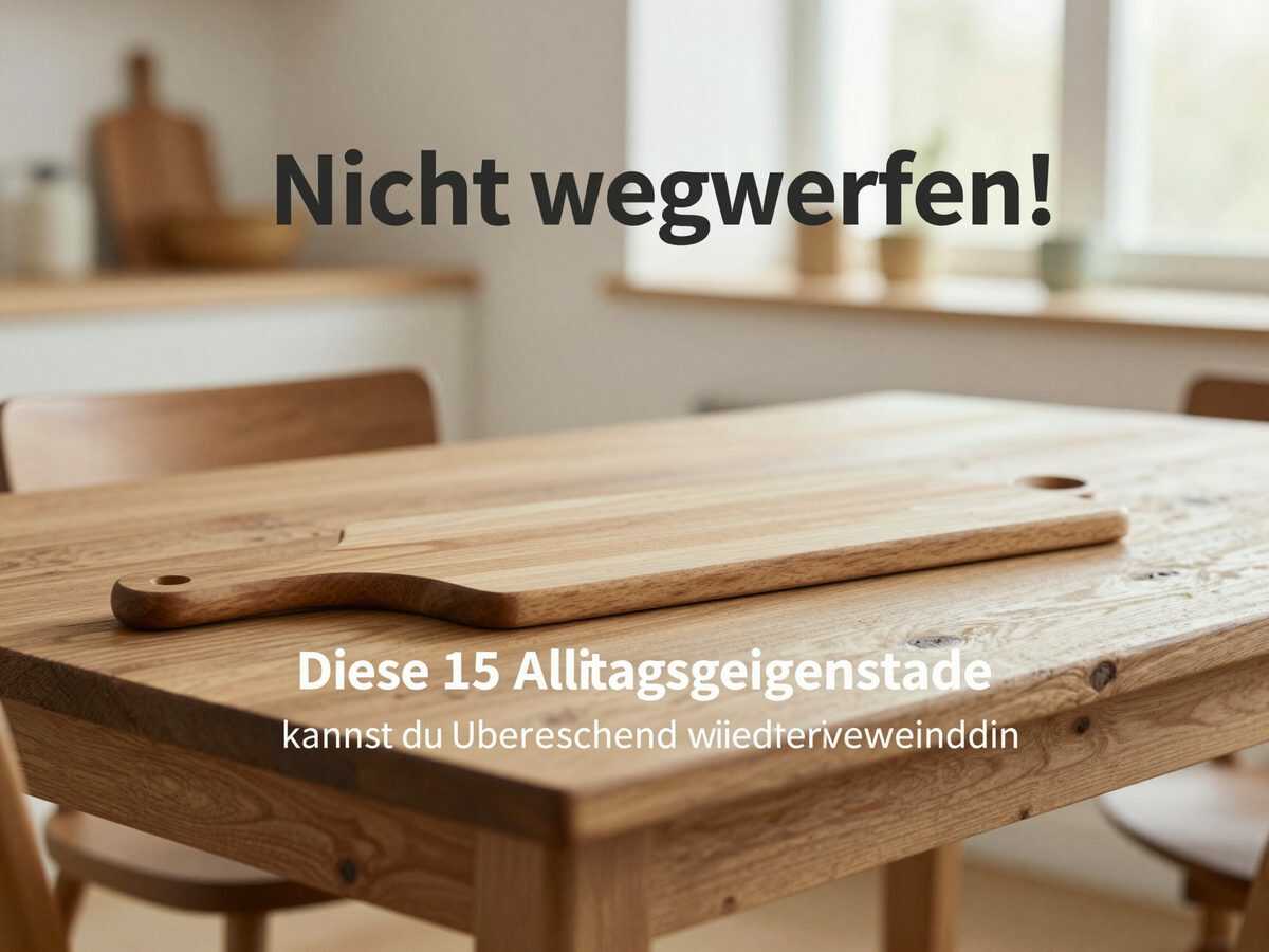 Nicht wegwerfen! Diese 15 Alltagsgegenstände kannst du überraschend clever wiederverwenden