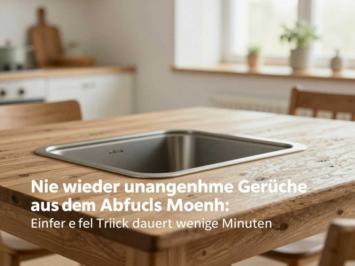 Nie wieder unangenehme Gerüche aus dem Abfluss: Dieser einfache Trick dauert nur wenige Minuten