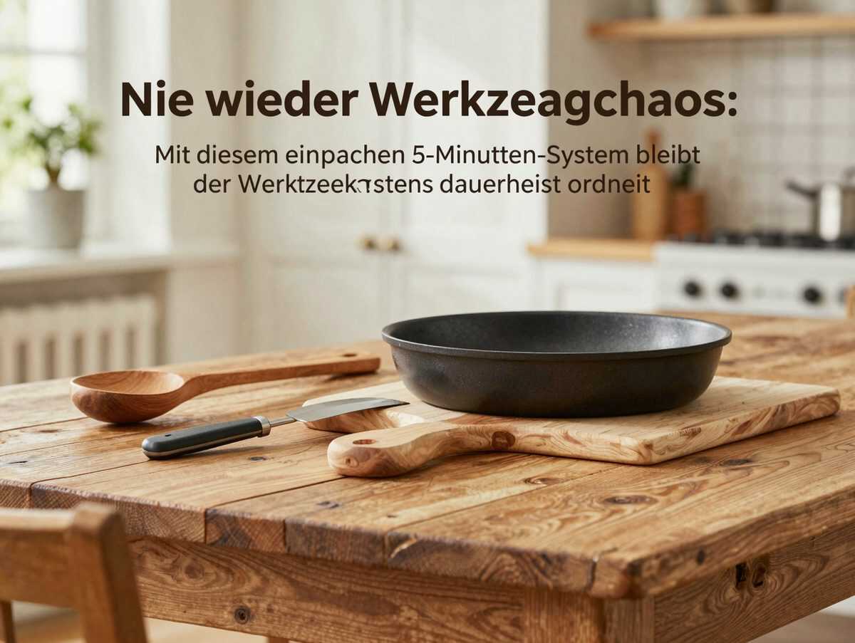 Nie wieder Werkzeugchaos: Mit diesem einfachen 5-Minuten-System bleibt der Werkzeugkasten dauerhaft ordentlich