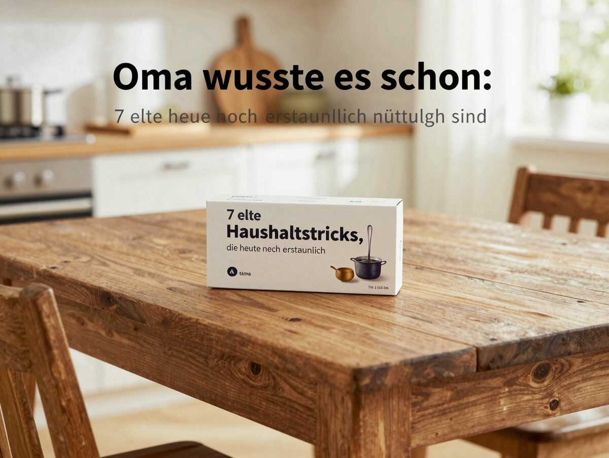 Oma wusste es schon: 7 alte Haushaltstricks, die heute noch erstaunlich nützlich sind