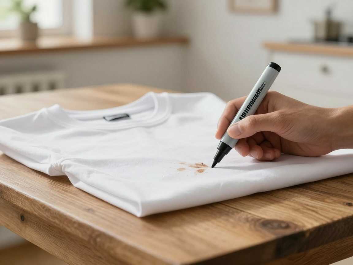 Permanentmarker auf Kleidung? So bekommst du Filzstiftflecken aus weißem Stoff, ohne sie noch größer zu machen