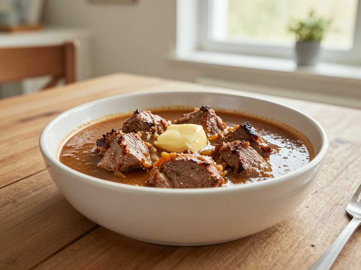 Provenzalischer Rinderschmortopf – butterzartes Fleisch in kräftiger Rotweinsauce