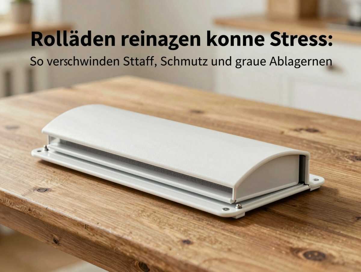 Rollläden reinigen ohne Stress: So verschwinden Staub, Schmutz und graue Ablagerungen