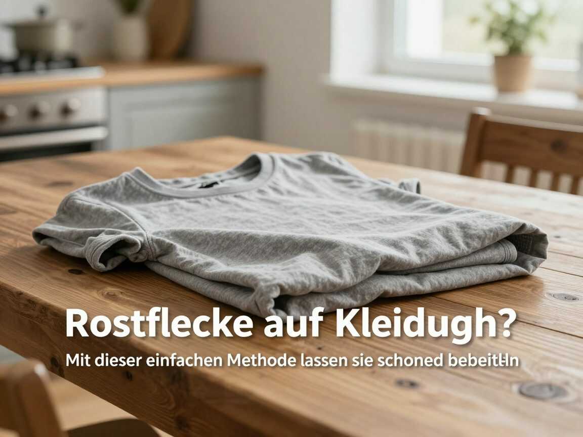 Rostflecken auf Kleidung? Mit dieser einfachen Methode lassen sie sich schonend behandeln