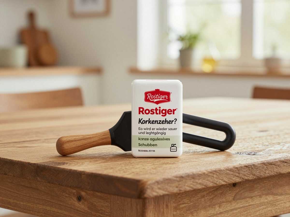 Rostiger Korkenzieher? So wird er wieder sauber und leichtgängig – ohne aggressives Schrubben