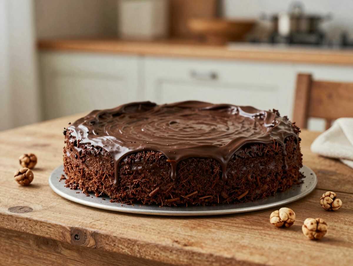 Saftiger Bananen-Schoko-Kuchen mit Walnüssen – so einfach, dass man ihn immer wieder backen möchte
