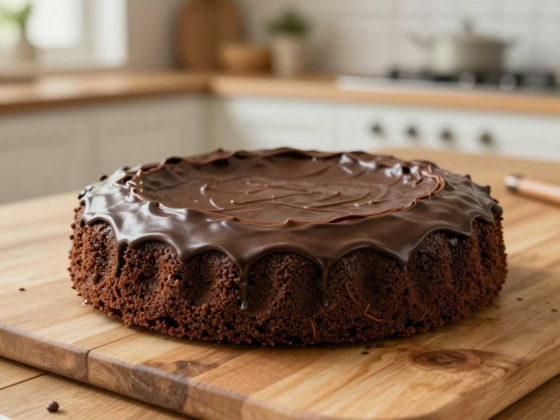 Saftiger Schoko-Pekannuss-Kuchen – außen goldbraun, innen herrlich weich und schokoladig