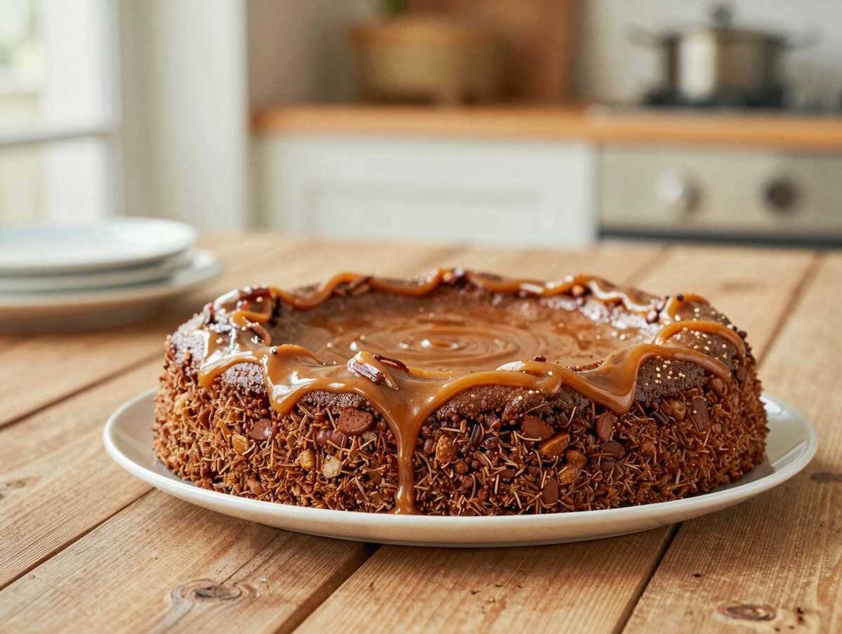 Saftiger Walnusskuchen mit Karamell – herrlich nussig und unwiderstehlich weich