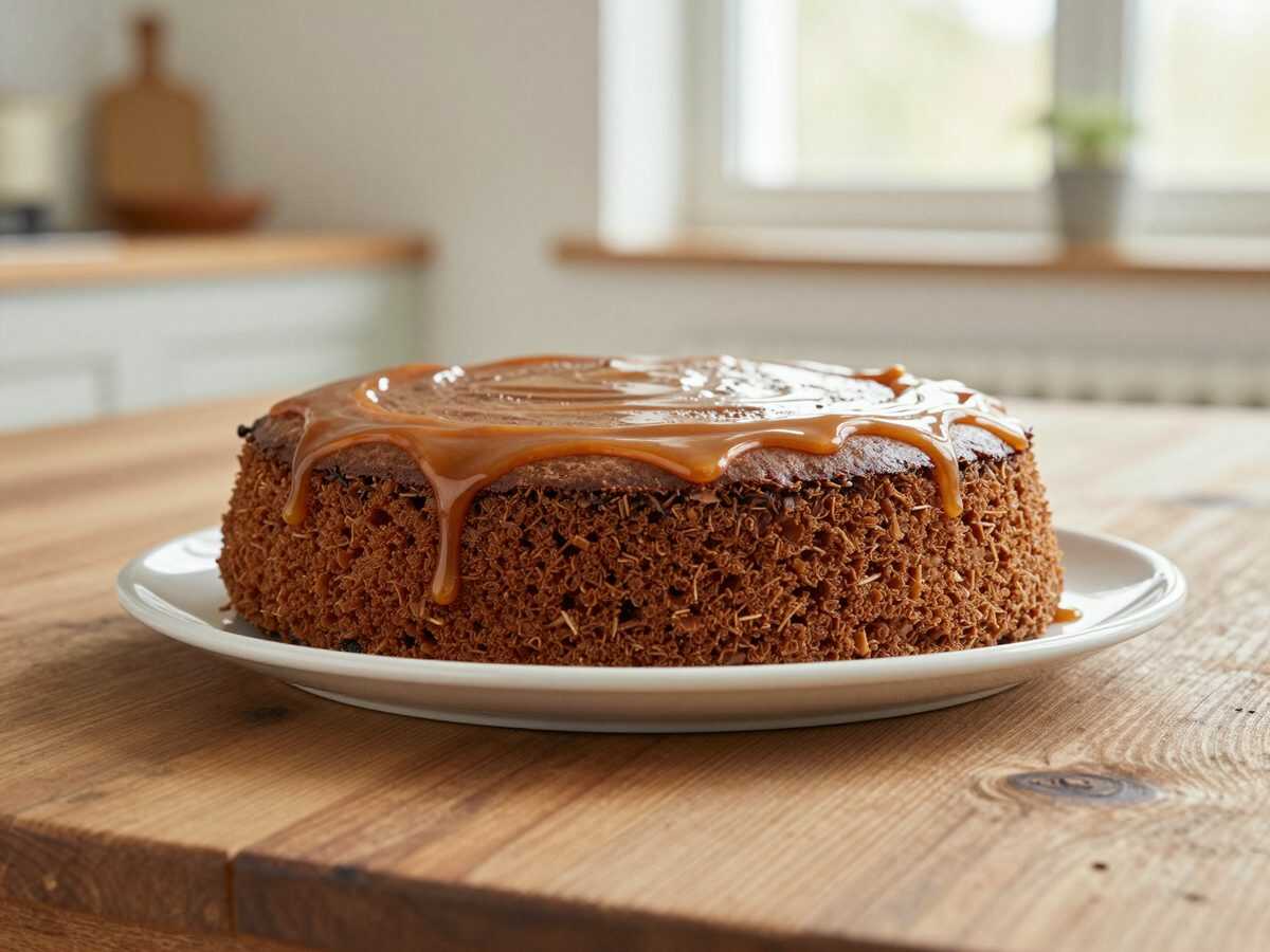 Saftiger Walnusskuchen mit Karamell – herrlich nussig und unwiderstehlich weich