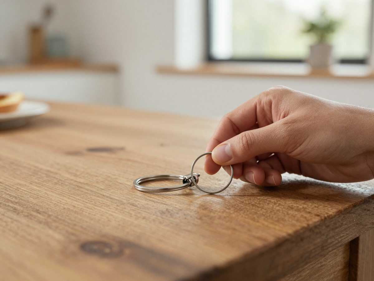 Schlüsselring öffnen ohne kaputte Fingernägel: Dieser Bürohelfer macht es erstaunlich einfach