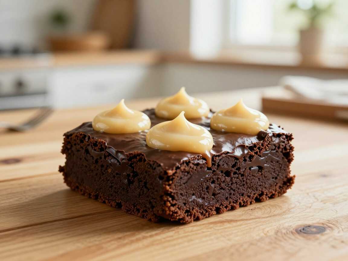 Schoko-Karamell-Brownie-Traum mit Haselnusscreme – saftig, cremig und unwiderstehlich