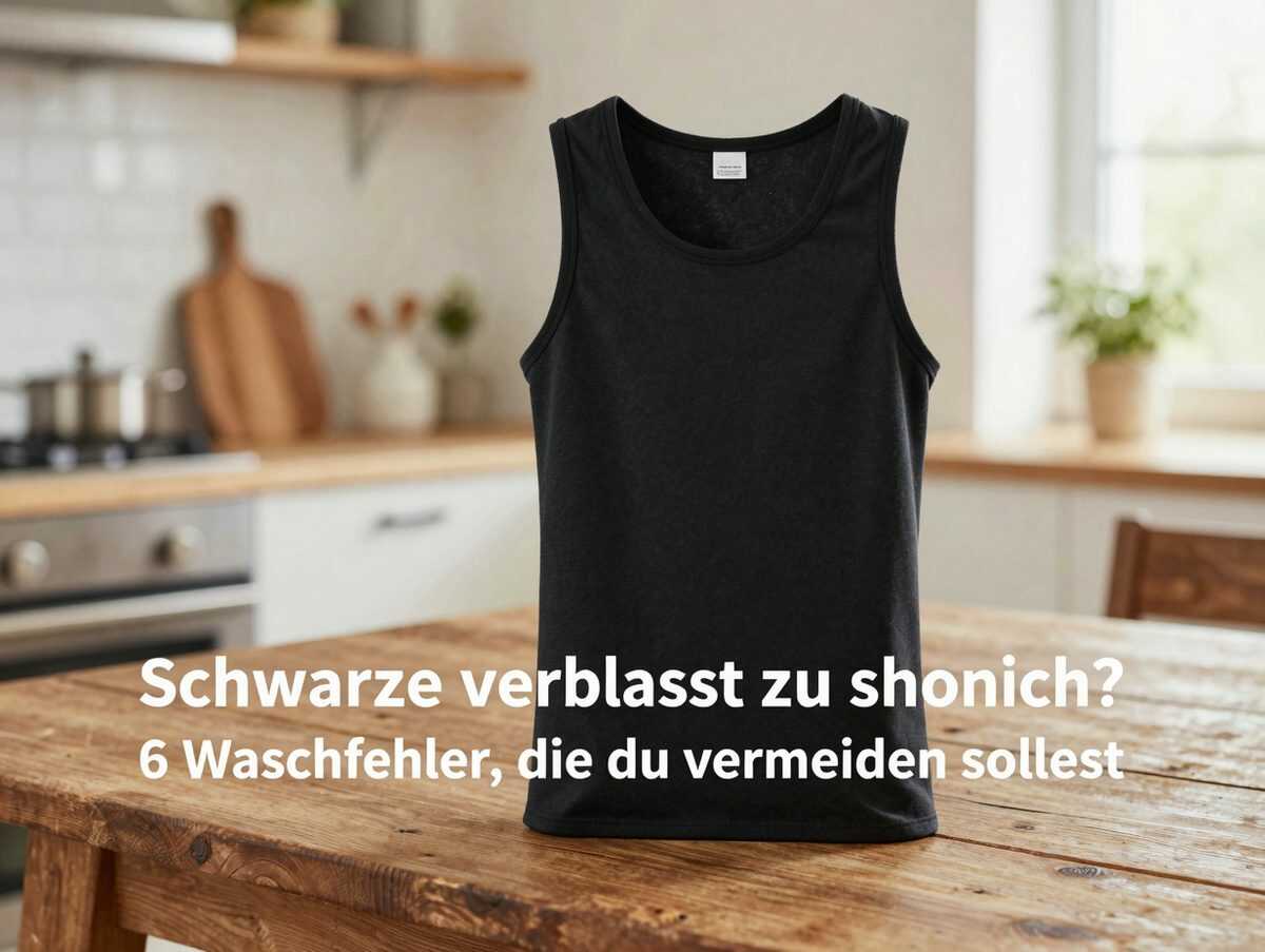 Schwarze Kleidung verblasst zu schnell? 6 Waschfehler, die du vermeiden solltest