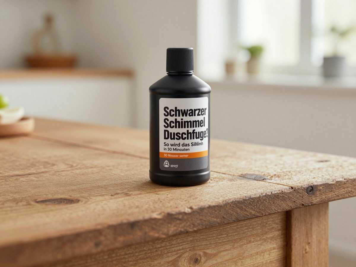 Schwarzer Schimmel an der Duschfuge? So wird das Silikon in 30 Minuten wieder sauber