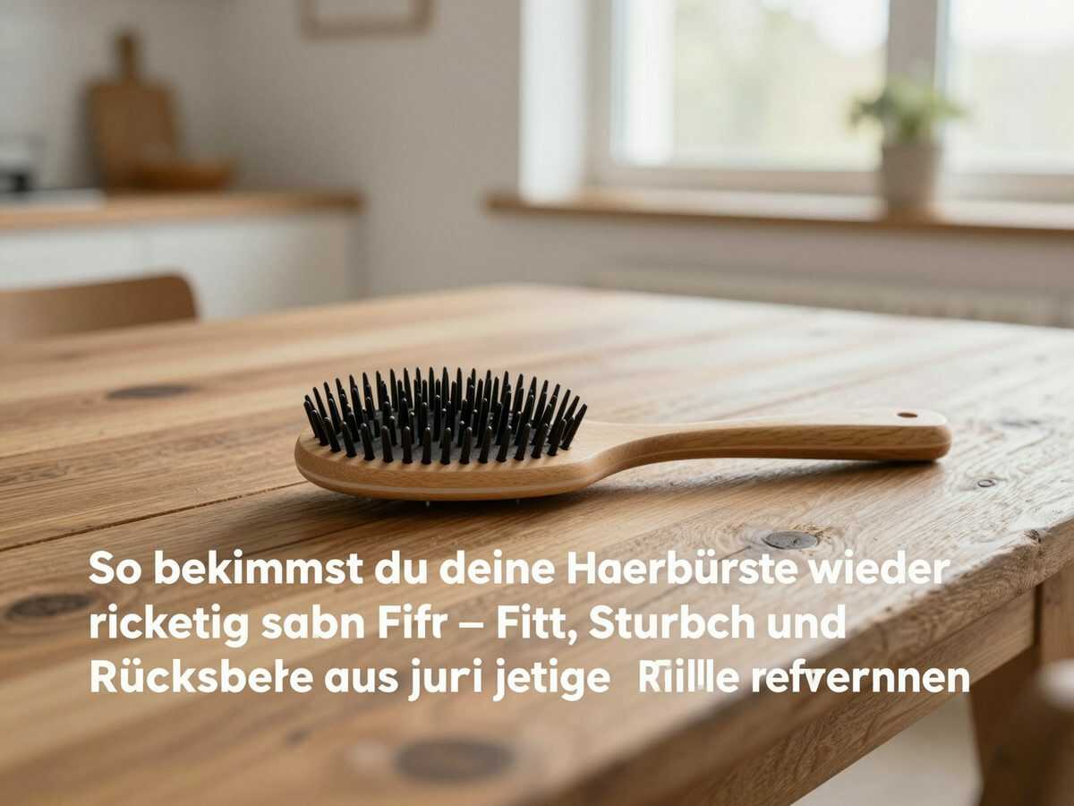 So bekommst du deine Haarbürste wieder richtig sauber – Fett, Staub und Rückstände aus jeder kleinen Rille entfernen