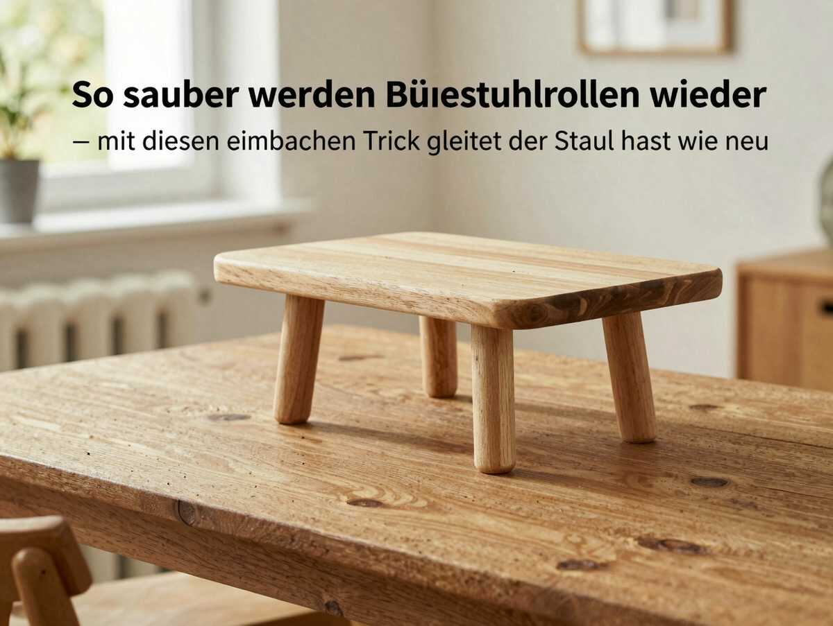So sauber werden Bürostuhlrollen wieder – mit diesem einfachen Trick gleitet der Stuhl fast wie neu