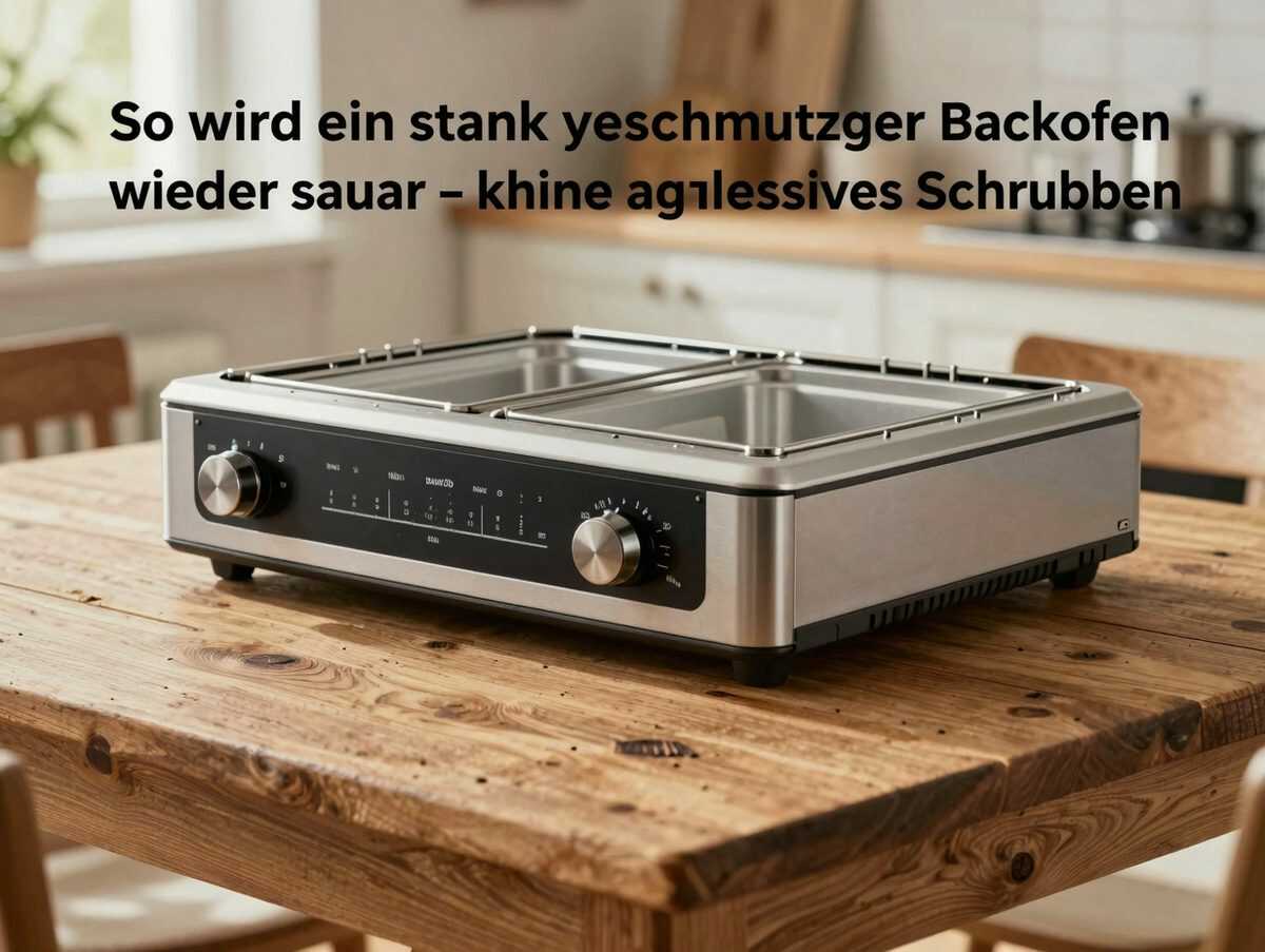 So wird ein stark verschmutzter Backofen wieder sauber – ohne aggressives Schrubben