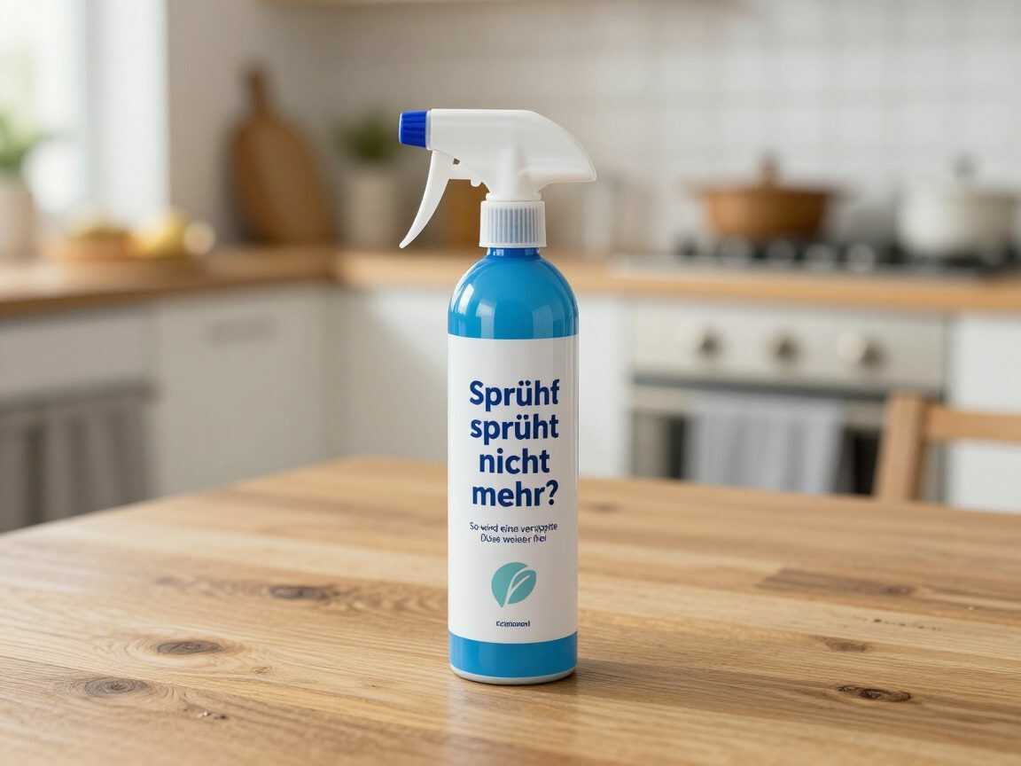 Sprühflasche sprüht nicht mehr? So wird eine verstopfte Düse wieder frei