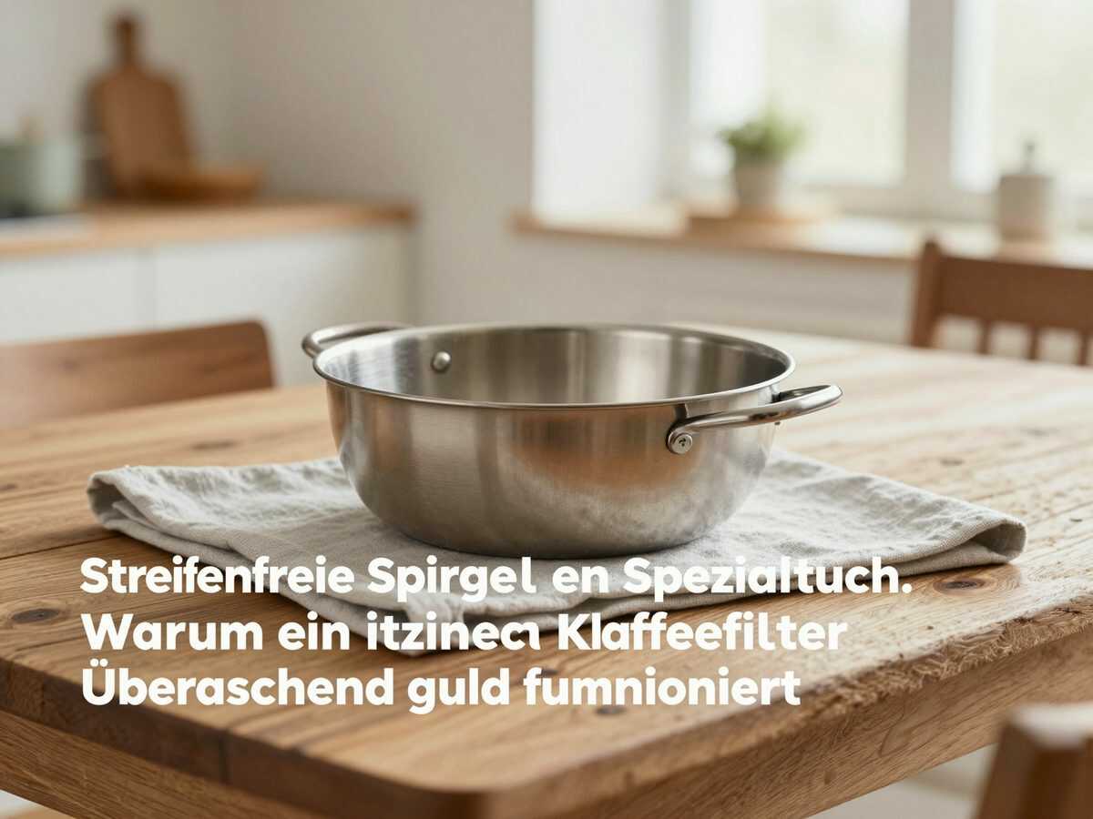 Streifenfreie Spiegel ohne Spezialtuch: Warum ein einfacher Kaffeefilter überraschend gut funktioniert