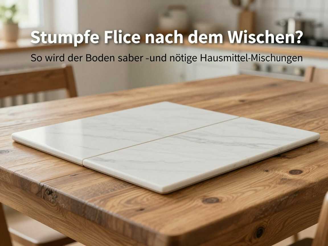 Stumpfe Fliesen nach dem Wischen? So wird der Boden sauber – ohne klebrige Streifen und unnötige Hausmittel-Mischungen