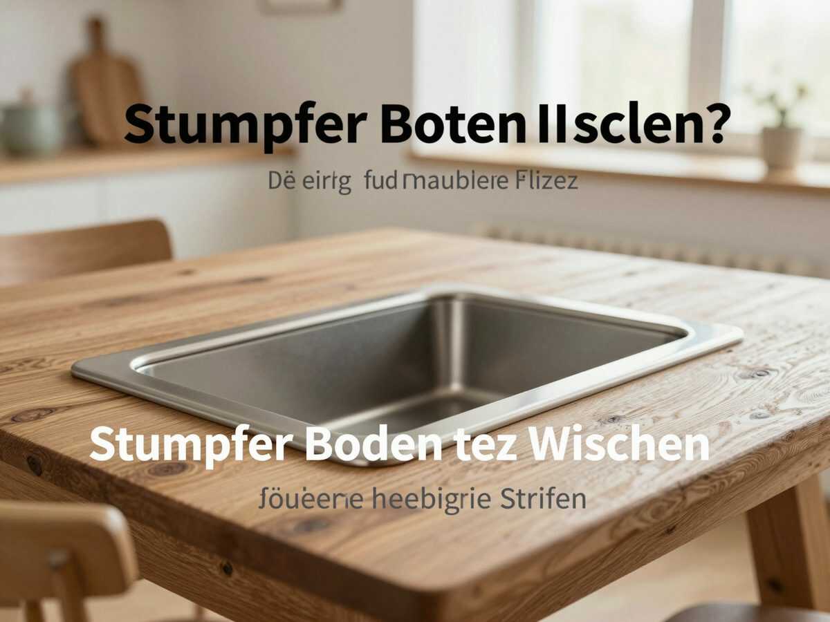 Stumpfer Boden trotz Wischen? Diese einfache Methode sorgt für saubere Fliesen ohne klebrige Streifen