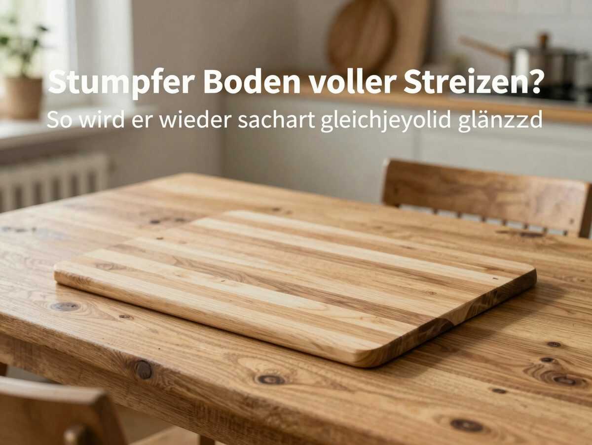 Stumpfer Boden voller Streifen? So wird er wieder sauber und gleichmäßig glänzend