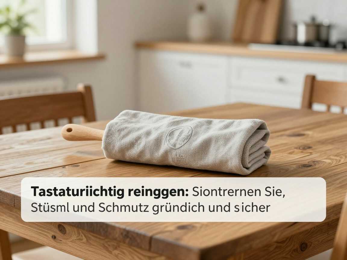 Tastatur richtig reinigen: So entfernen Sie Staub, Krümel und Schmutz gründlich und sicher
