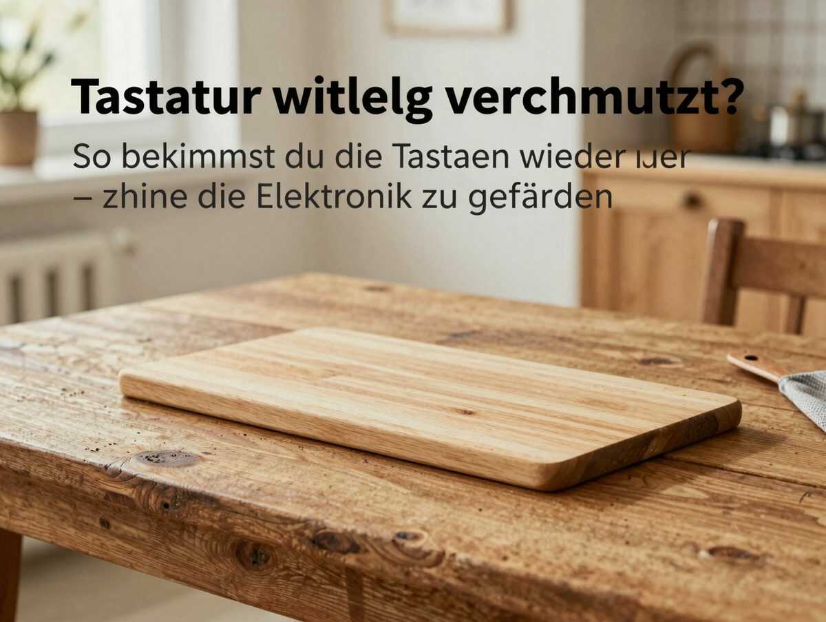 Tastatur völlig verschmutzt? So bekommst du die Tasten wieder sauber – ohne die Elektronik zu gefährden