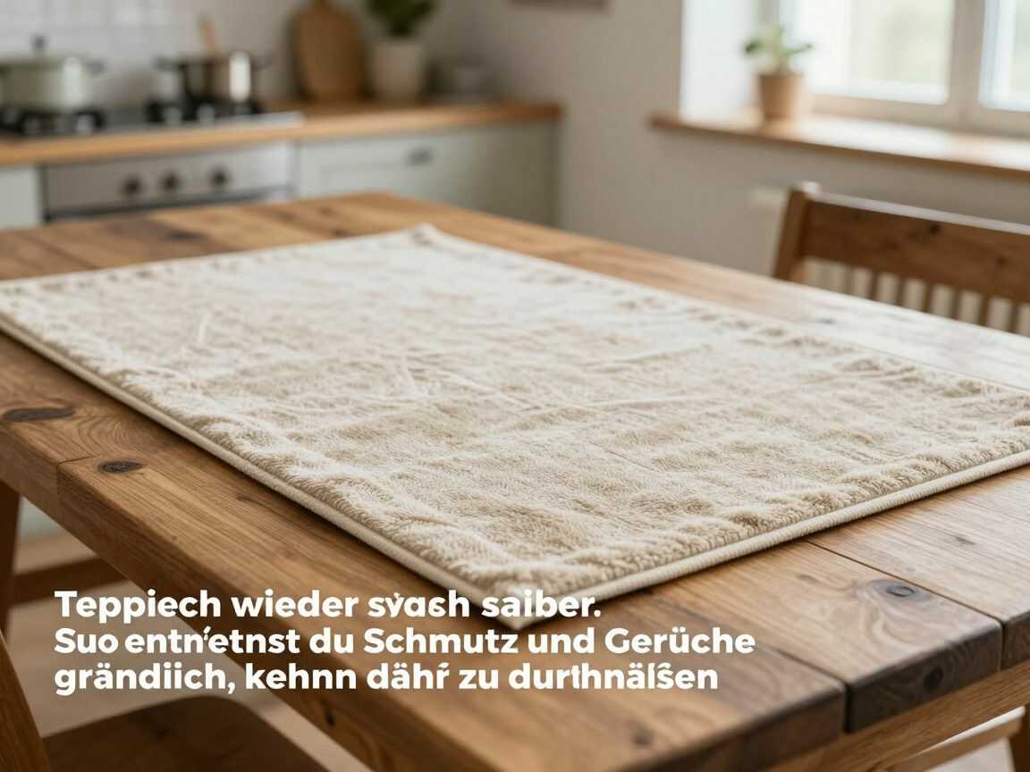 Teppich wieder frisch und sauber: So entfernst du Schmutz und Gerüche gründlich, ohne ihn zu durchnässen