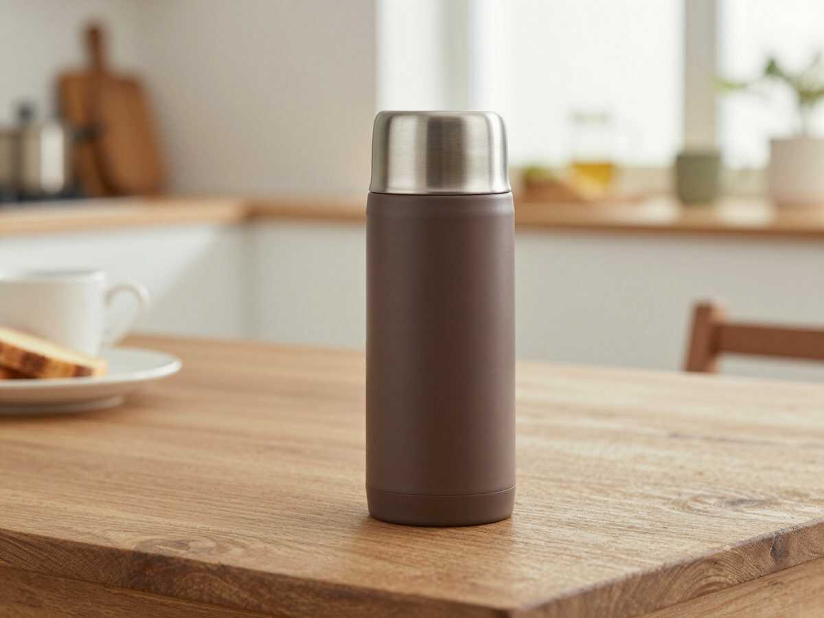 Thermosflasche innen braun und fleckig? So werden Kaffee- und Teebeläge wieder sauber