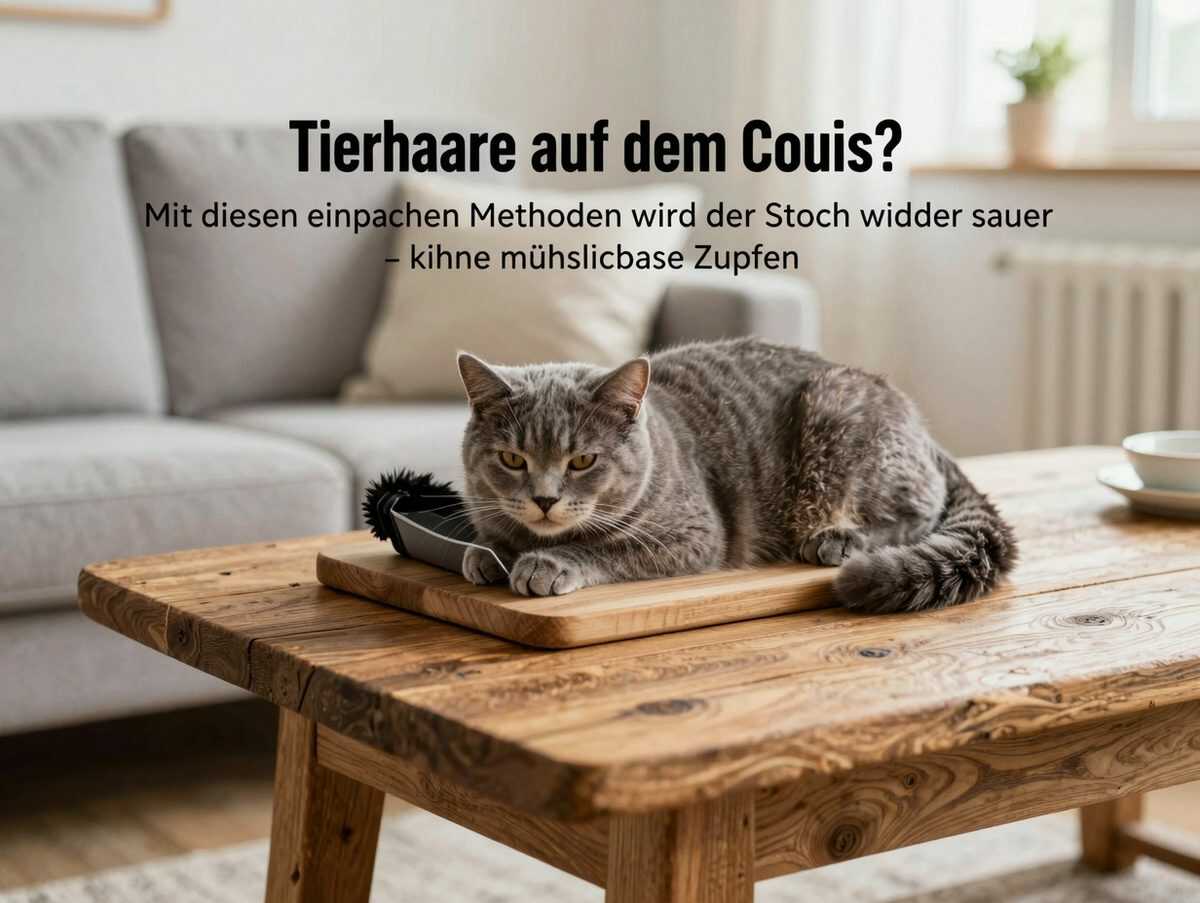 Tierhaare auf dem Sofa? Mit diesen einfachen Methoden wird der Stoff wieder sauber – ohne mühsames Zupfen